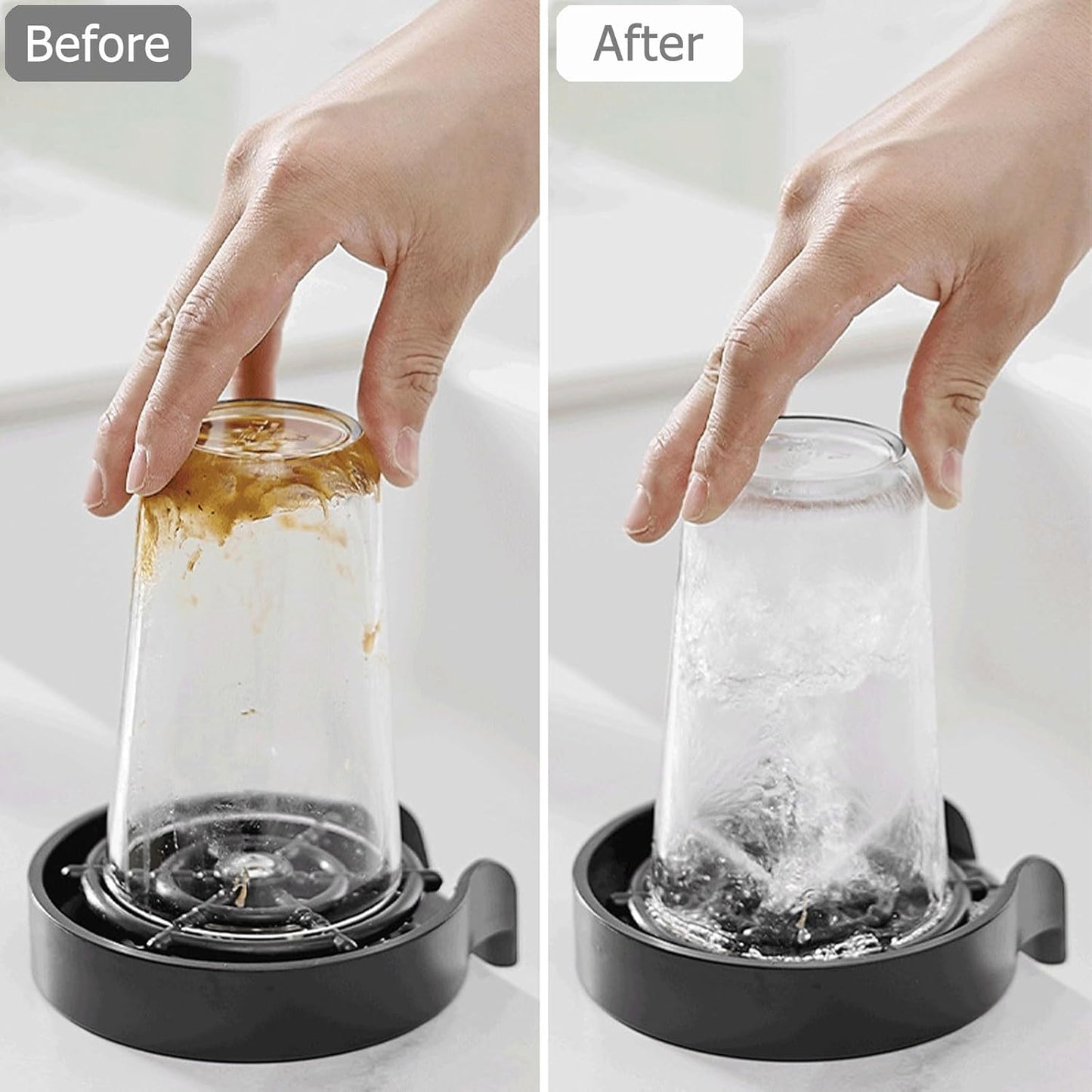 Lava Vasos Fregadero, Enjuagador De Vasos, Lavadora De Vasos, Lavavasos Automáticos, Adecuado Para Cocinas Domésticas, Bares, Cafeterías, Tiendas De Té Con Leche Y Hoteles